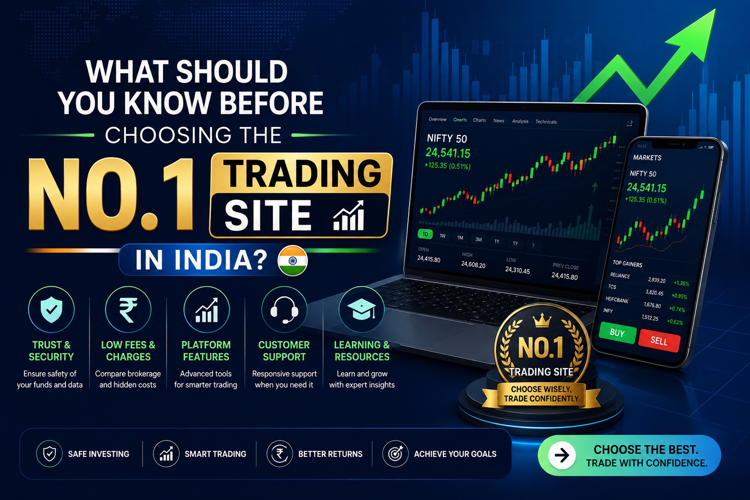 No. 1 Trading Site in India